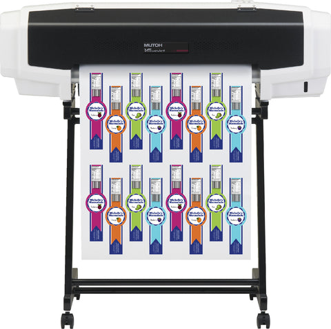 MUTOH VJ-628X 24" ECO-SOLVENT METALLIC  PRINTER.