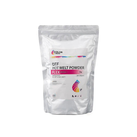Color Prime Flex Hot Melt Powder for Direct to Film